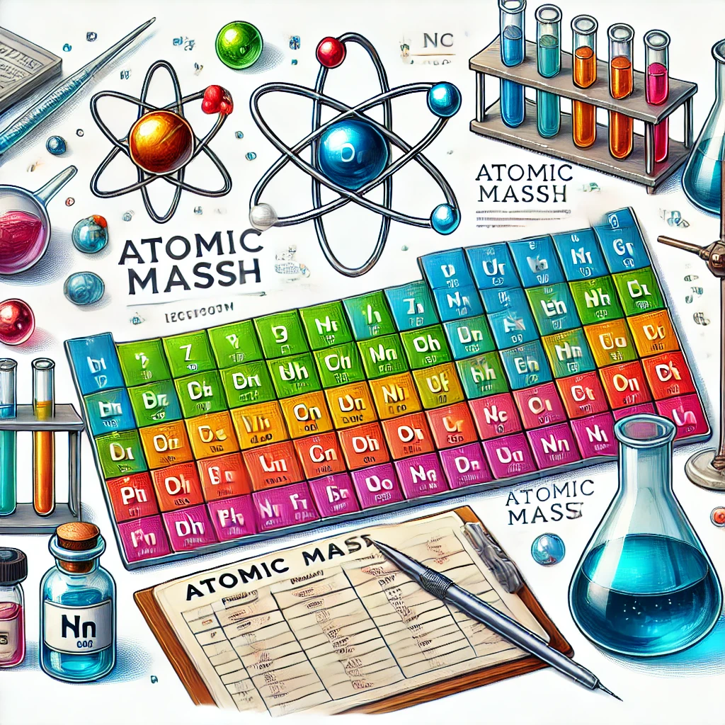 Atomic mass of elements