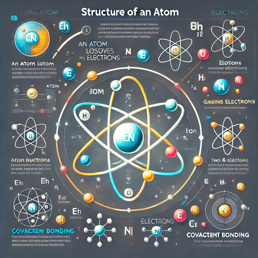 Atomic structure and behavior: from ions to molecules