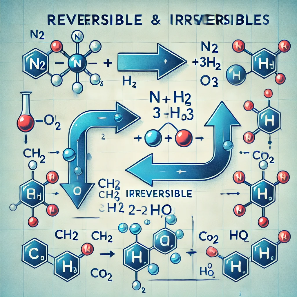 Reciprocal reaction in chemistry
