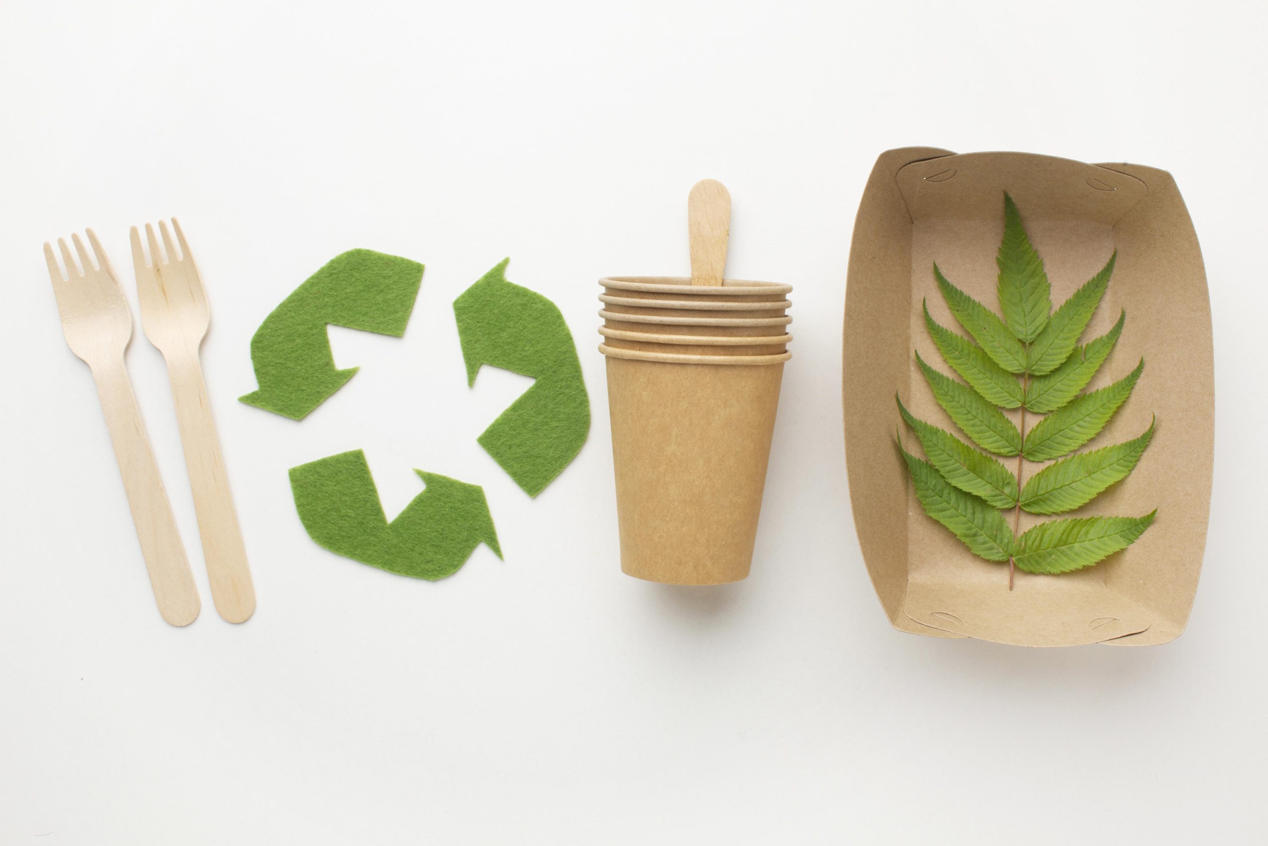 Biodegradable green plastics
