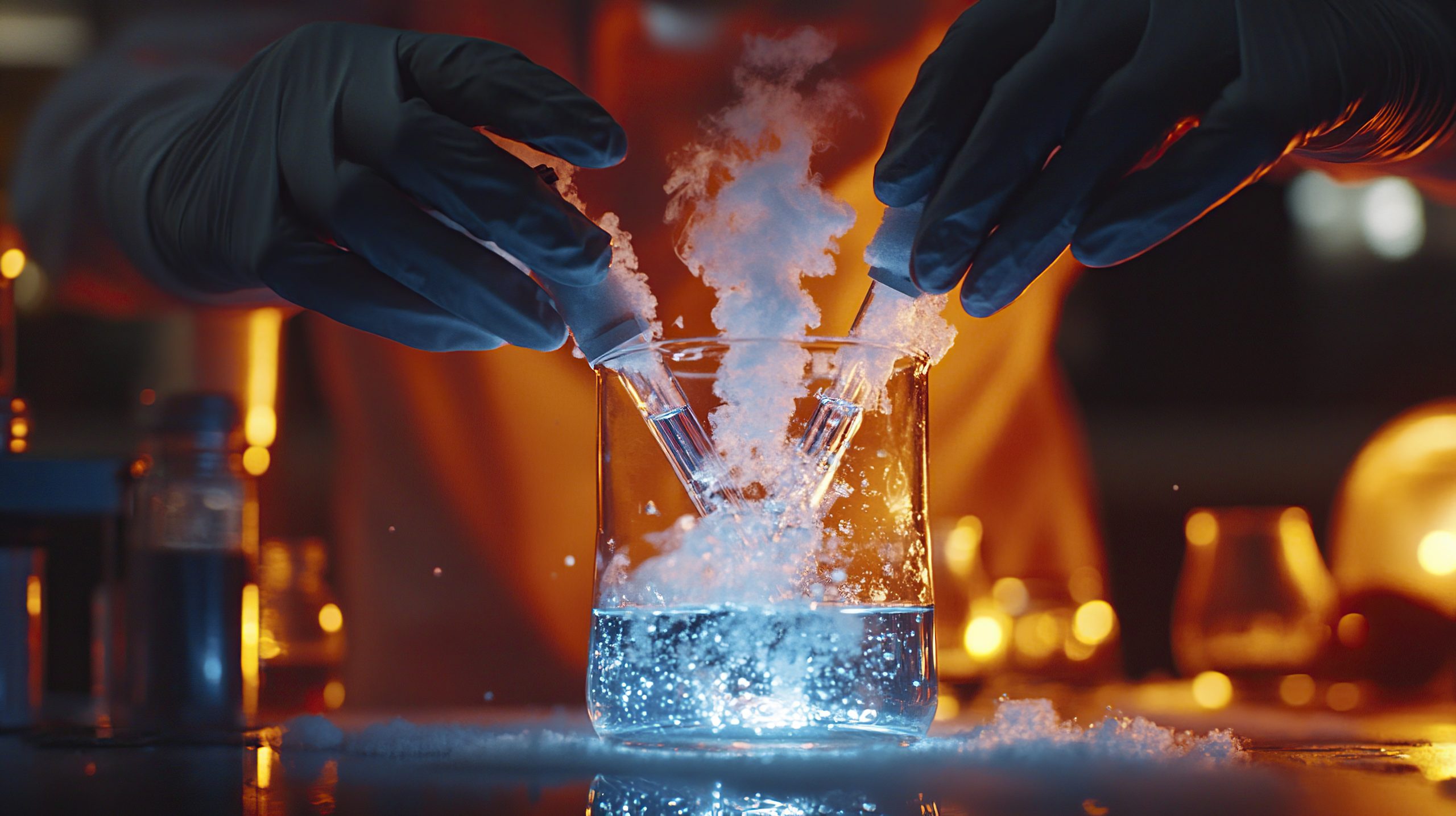 Reactions of oxygen with metals and nonmetals: